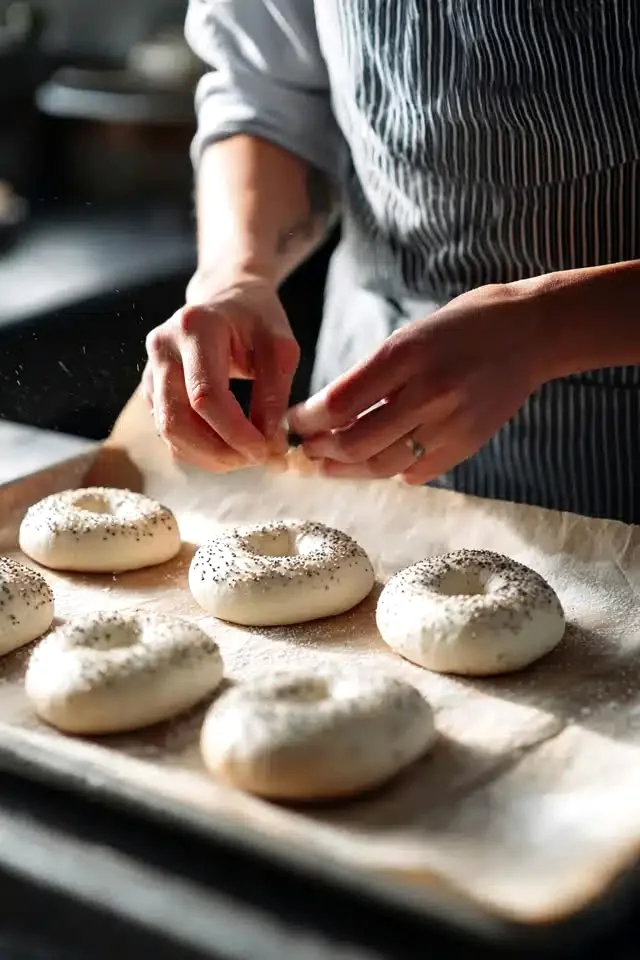 Classic original bagel practice