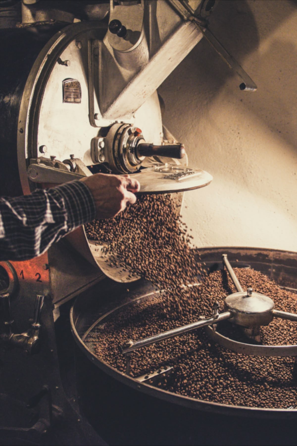 Coffee roasting and final cupping connection